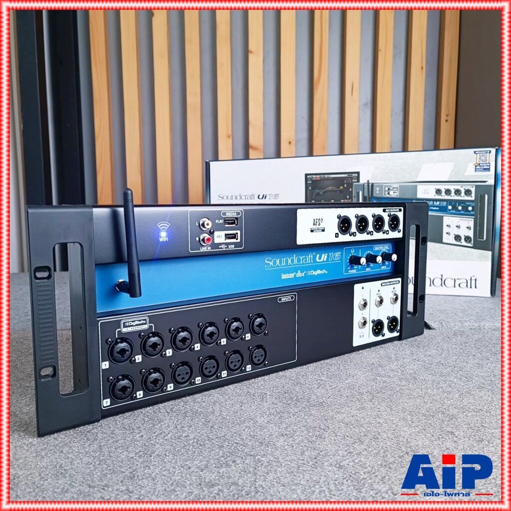 สินค้าตัวโชว์เครื่องใหม่ ของแท้ ไม่มีประกัน SOUNDCRAFT UI-16 Digital Mixer มิกเซอร์ มิกดิจิตอล ui16 