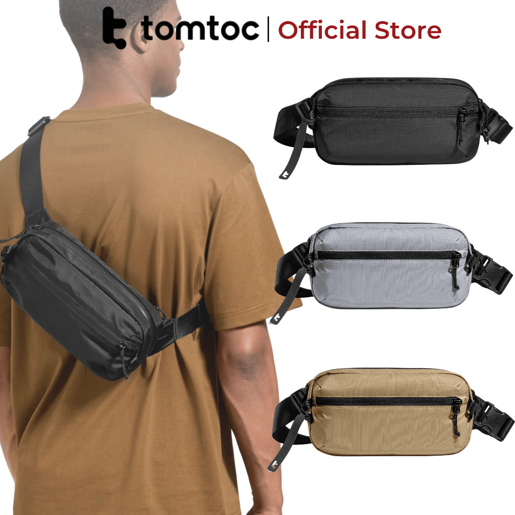กระเป๋าคาดหน้าอก Tomtoc Aviator T33 ของแท้ กะทัดรัด ทนน้ํา