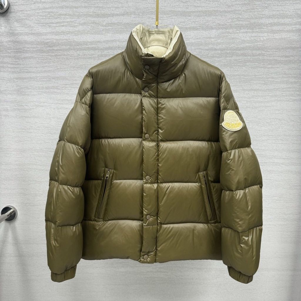 FUD2 Monc ** r Mens Winter Shiny Fluffy Stand-Up Collar หนาผู้ชายผู้หญิง WARM Down Jacket Jacket Jac