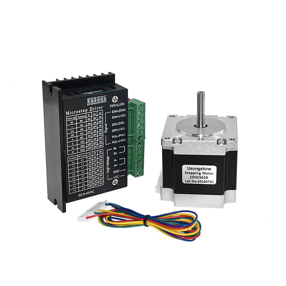 Nema23 Stepper Motor Driver Kit 23HS5628 2.8A พร้อม TB6600 4A Stepper Motor Driver Nema17 23 สําหรับ