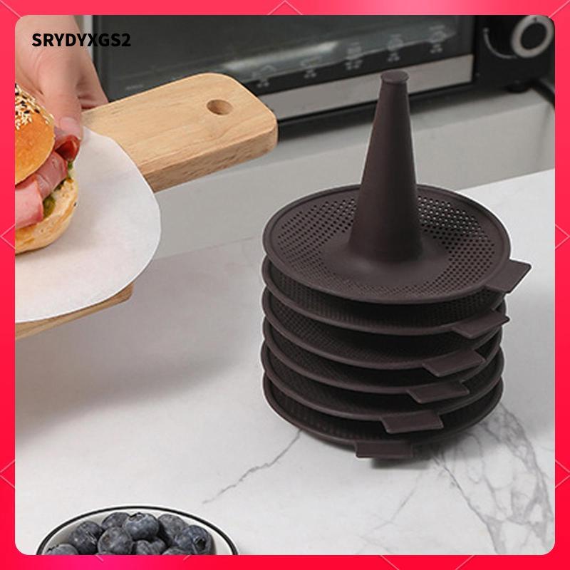 [Srydyxgs2] 6 ชิ้น Bagel Molds ซิลิโคน Bagel ทําชุดแม่พิมพ์อบสําหรับเค้ก Bagels