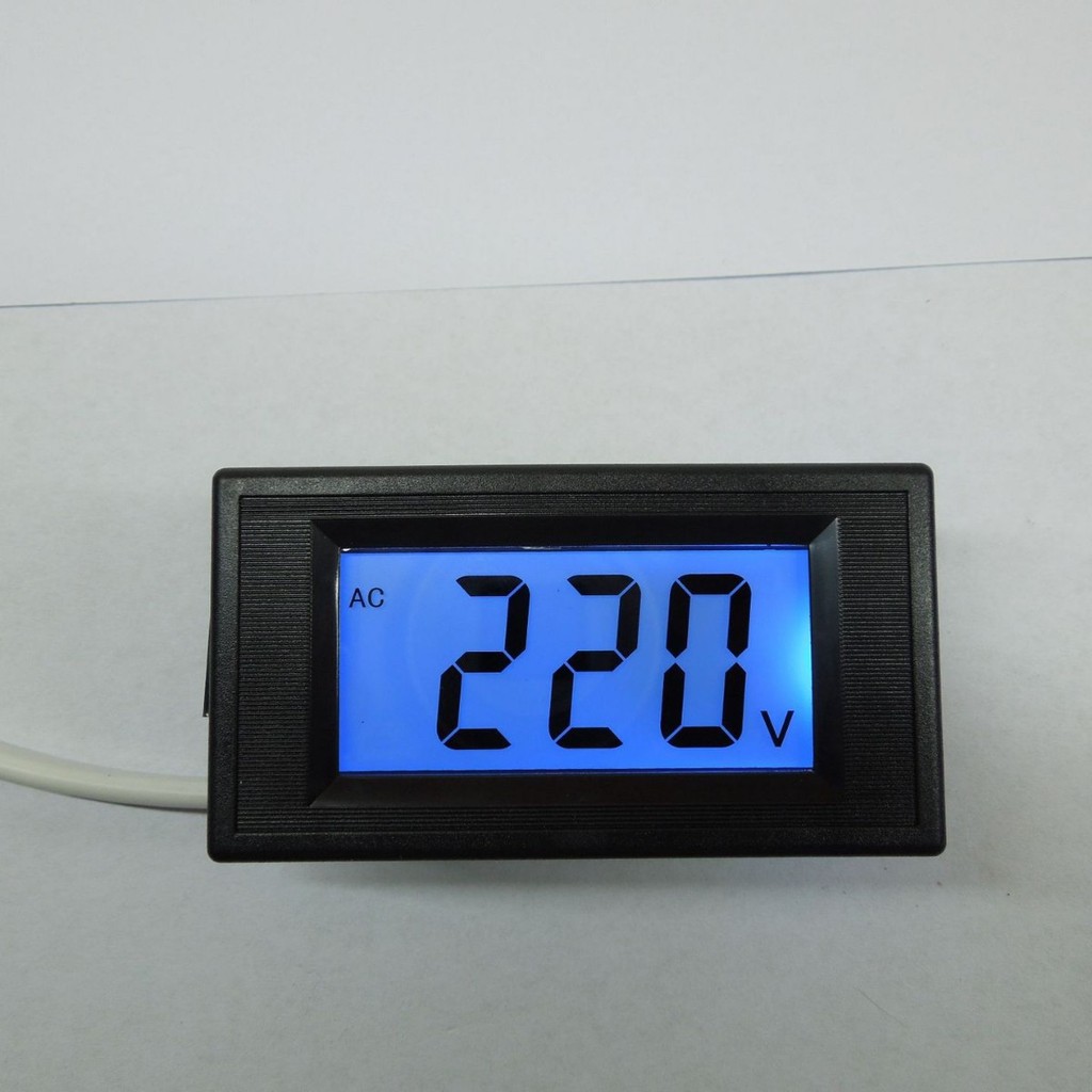 AC220V-500V 2 สาย Digital AC โวลต์มิเตอร์หัว LCD จอแสดงผลดิจิตอล LCD โวลต์มิเตอร์ AC220V 380V