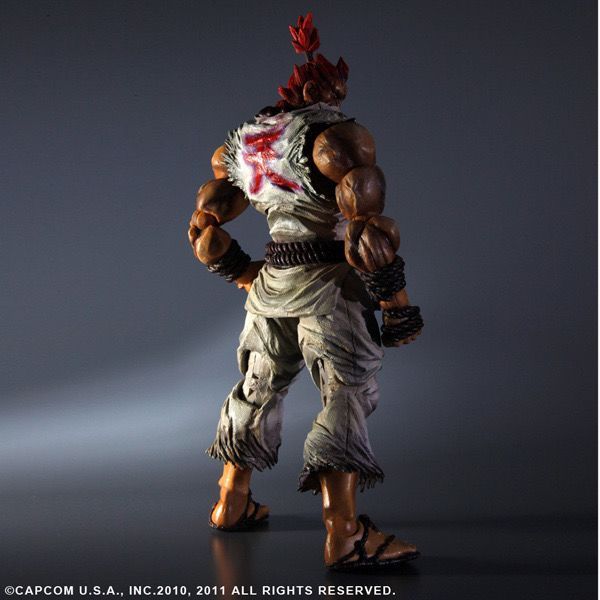 2025 สินค้าใหม่ Street Fighter PA เปลี่ยนปีศาจรุ่นสองสี Akuma Fist Extreme Fighter รูปเคลื่อนย้ายได้