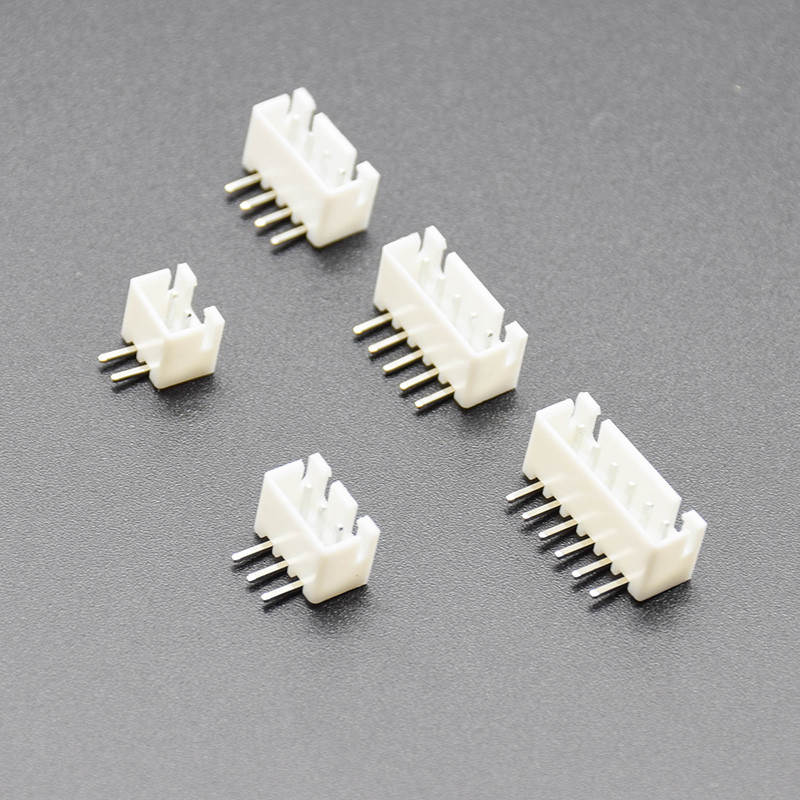50 ชิ้น/ล็อต XH2.54 มุมขวา Pin Header Connector 2P 3P 4P 5P 6P 2.54 มม.Pitch XH สําหรับ PCB JST