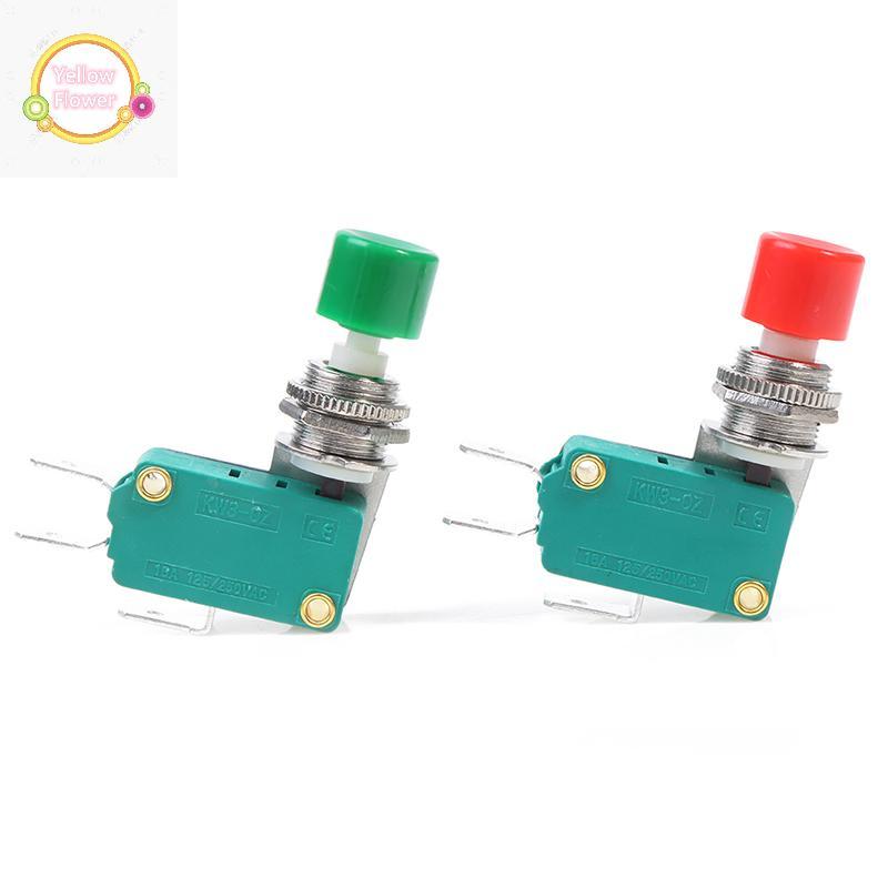YellowFlower DS-438 Momentary Red /Green Push button Actuator Micro Limit Switch ปุ่มกด TH