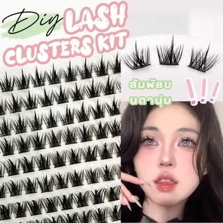 Eyelash Extension 10D/20D/30D/40D 9-16 มม.DIY ขนตาปลอมแบบช่อ สำหรับแ ขนตาปลอมแบบช่อ สำหรับแต่งหน้า ดูเป็นธรรมชาติ ใช้ซ้ำ