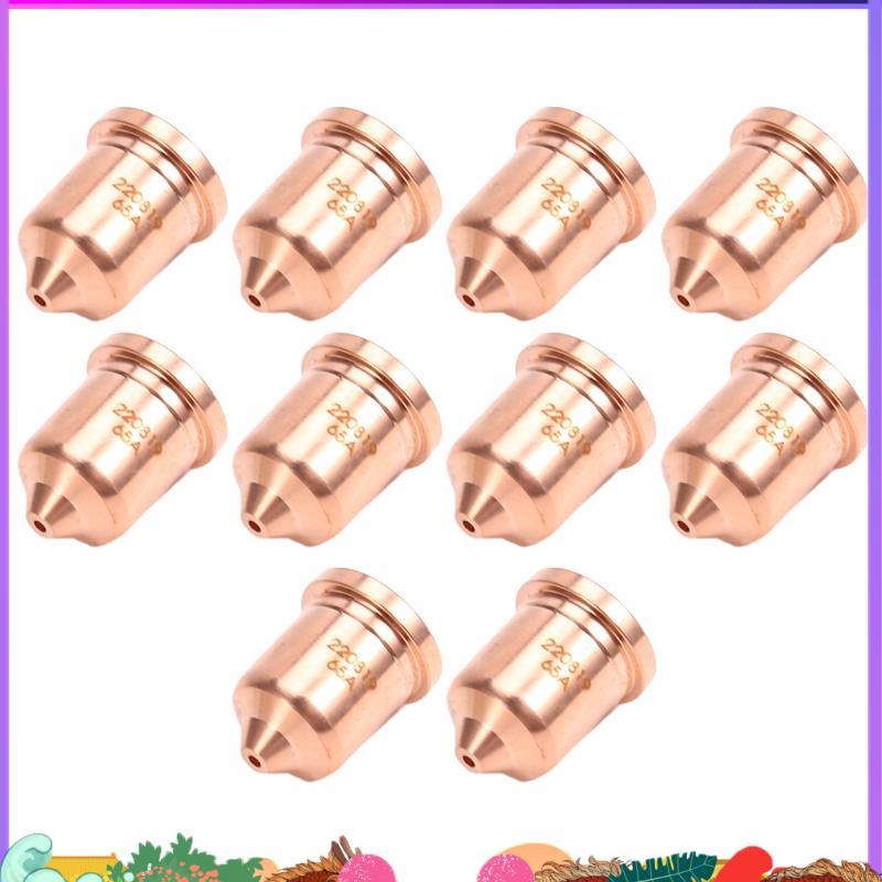 ซุปเปอร์10ชิ้น 220819 65A หัวฉีด Fit สําหรับวัสดุสิ้นเปลืองไฟฉายตัดพลาสม่า 65/85/105