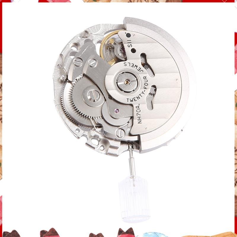 ญี่ปุ่น NH70/NH70A Hollow อัตโนมัตินาฬิกา 21600 BPH 24 Jewels ความแม่นยําสูง Fit สําหรับนาฬิกากลไก