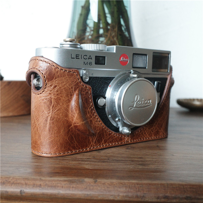 Camin Leica Leica Leica M6 กระเป๋ากล้อง M3M-A กระเป๋ากล้อง M4P Cowhide กรณี M2MP ครึ่งกรณี M7 กรณีป้