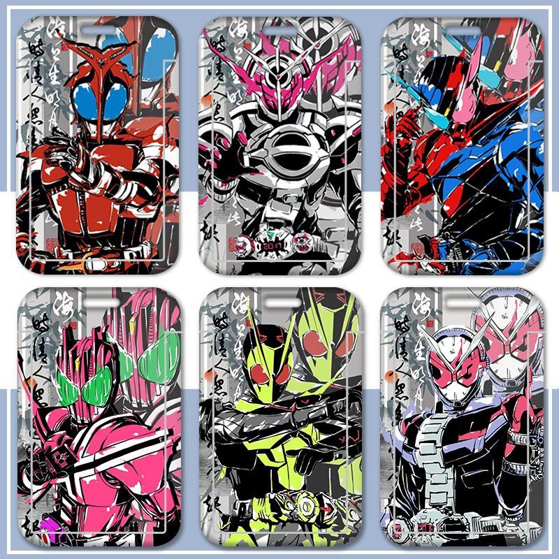 Kamen Rider Ancient Design Diy Student ID Card Holder Personal ID Card MRT Card Bank Custom Card Cov