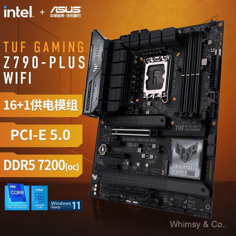 เหมาะสําหรับ Intel Asus TUF GAMING Z790-PLUS WIFI รองรับ 13/12 Generation CPU โอเวอร์คล็อก