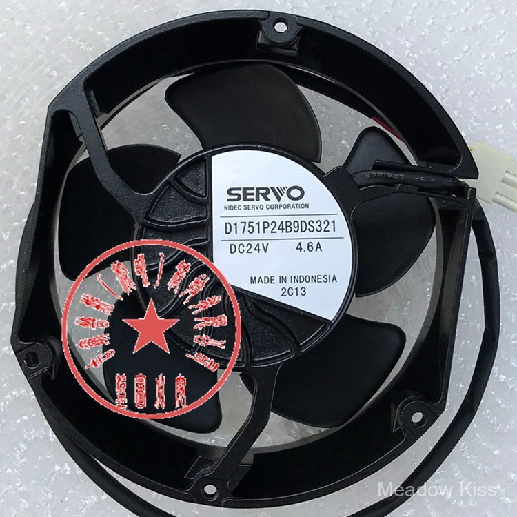 ยี่ห้อใหม่ของแท้ D1751P24B9DS321 24V 4.6A 17251 พัดลมอินเวอร์เตอร์สี่สาย