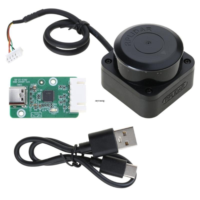 MG RPLIDAR C1 เซนเซอร์โมดูล 360° การสแกนสําหรับตําแหน่งการทําแผนที่นําทางและการหลีกเลี่ยงอุปสรรค