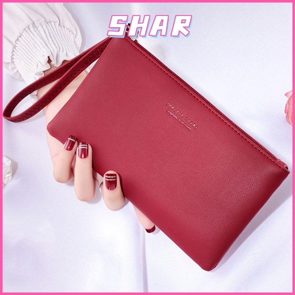 SHAR กระเป๋าใส่เหรียญแบบซิปสำหรับผู้หญิง