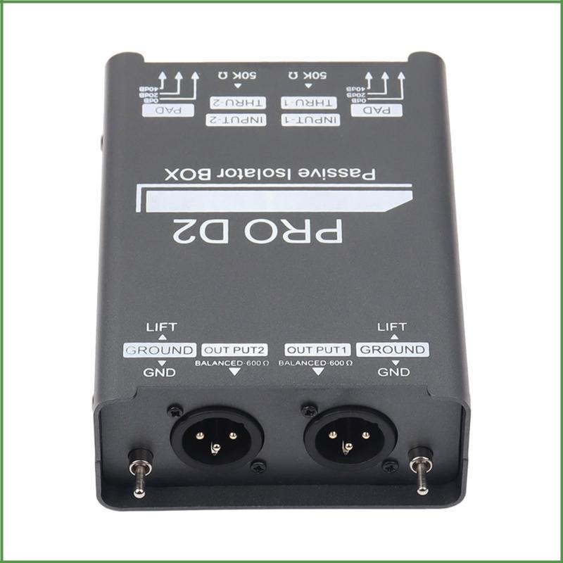BON Double Channel 6 5 มิกเซอร์เสียง Isolator Currents เสียงเครื่องผสมเสียงรบกวนไมโครโฟน Isolator Mixers Common Ground Filte