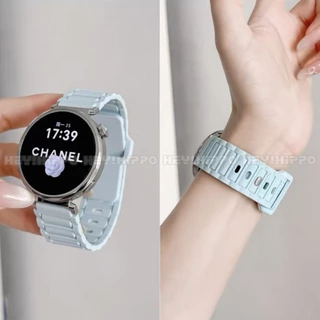สายซิลิโคนกีฬาเหมาะสําหรับ Huawei GT641 มม./46 มม.GT6pro สายรัดระบายอากาศเหมาะสําหรับ Huawei Watch 5 GT5 GT4 GT2 GT3 GT2e GT3pro Redmi Watch Magicwatch 2