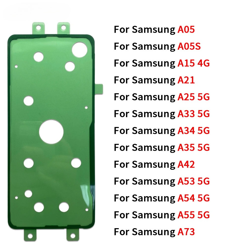 2pcs กาวกาวปกหลังสติกเกอร์สําหรับ Samsung A05 A05S A15 A25 A33 A34 A35 A42 A53 A54 A55 A73