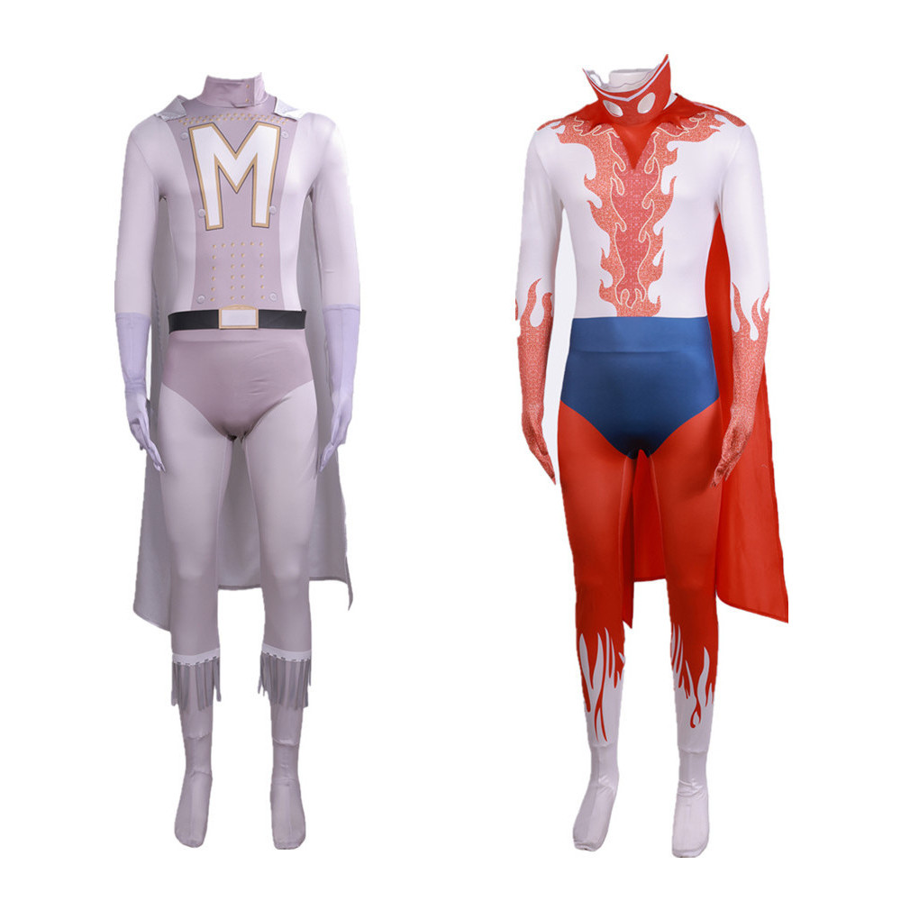 รุ่นใหม่ Megamind Plush Cos Jumpsuit เสื้อคลุมเครื่องแต่งกายการแสดงบนเวที