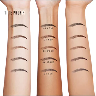 Time Phoria Genesis Superstay Eyebrow Pencil 0.2g ไทม์ฟอเรีย ดินสอเขียนคิ้วสองหัว.