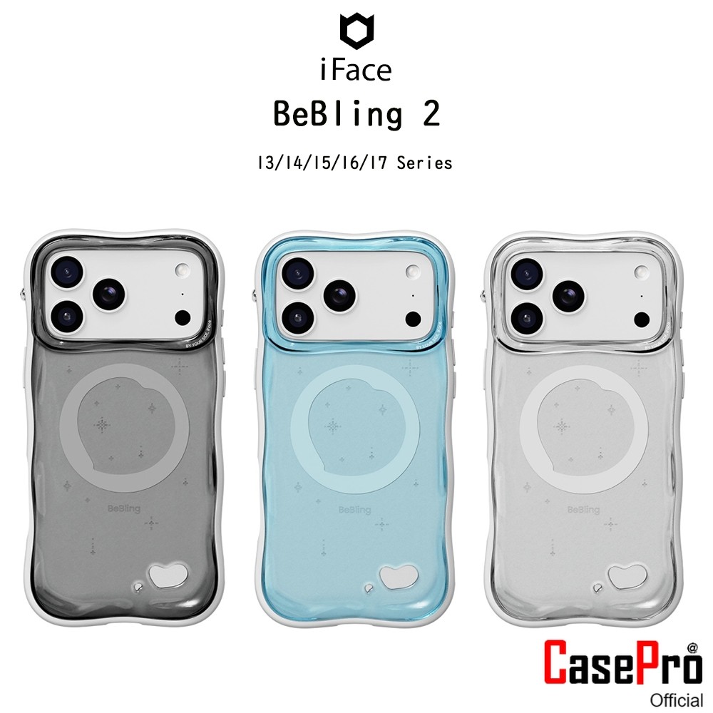 IFACE Bebling2 เคสกันกระแทกเกรดพรีเมี่ยมจากเกาหลี สำหรับ iPhone13/14/15/16/17 Series