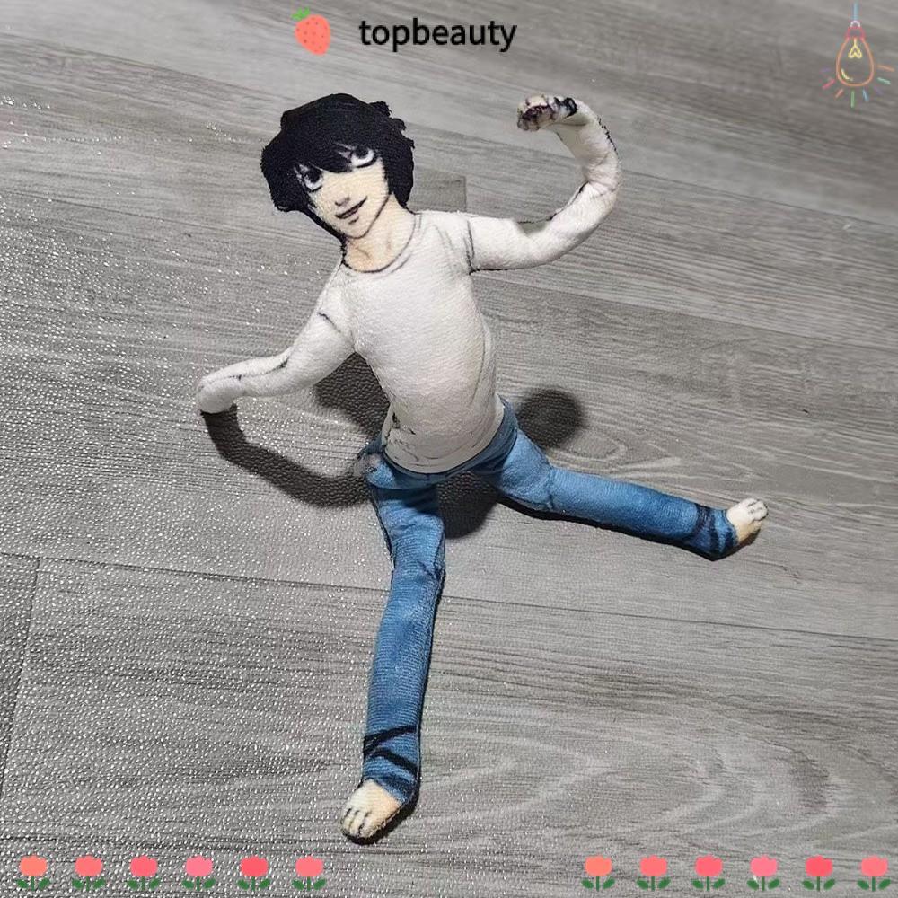 TOPBEAUTY Light Yagami Plush, เรียวรูปร่าง 28 ซม.L ตุ๊กตาตุ๊กตา, Creative Soft Figure ยืดหยุ่น Joint