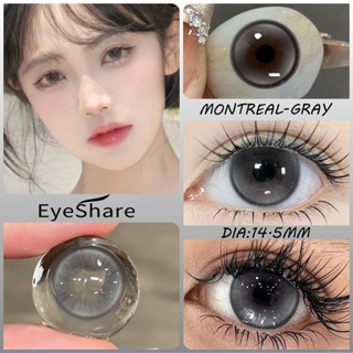 （COD）คอนแทคเลนส์สีเทาอ่อน MONTREAL ช่วยให้ดวงตาดูน่ารัก เป็น…