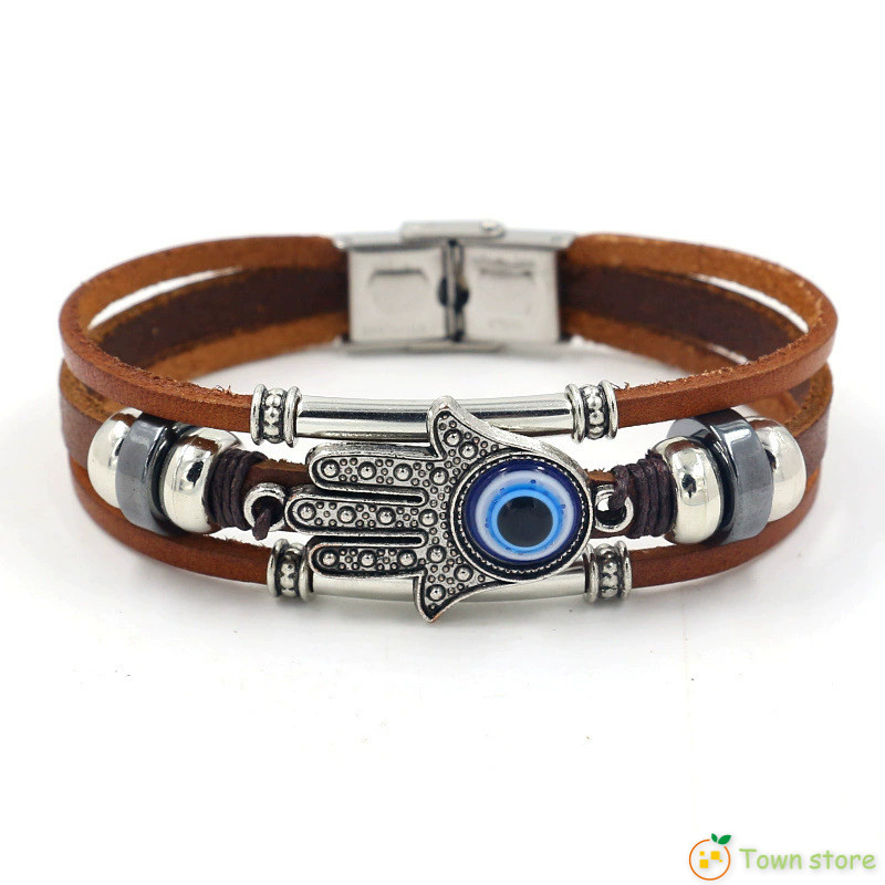 The Last of Us 2 Ellie Dina Bracelet - อุปกรณ์สำหรับคอสเพลย์ มีลูกปัดสีฟ้า