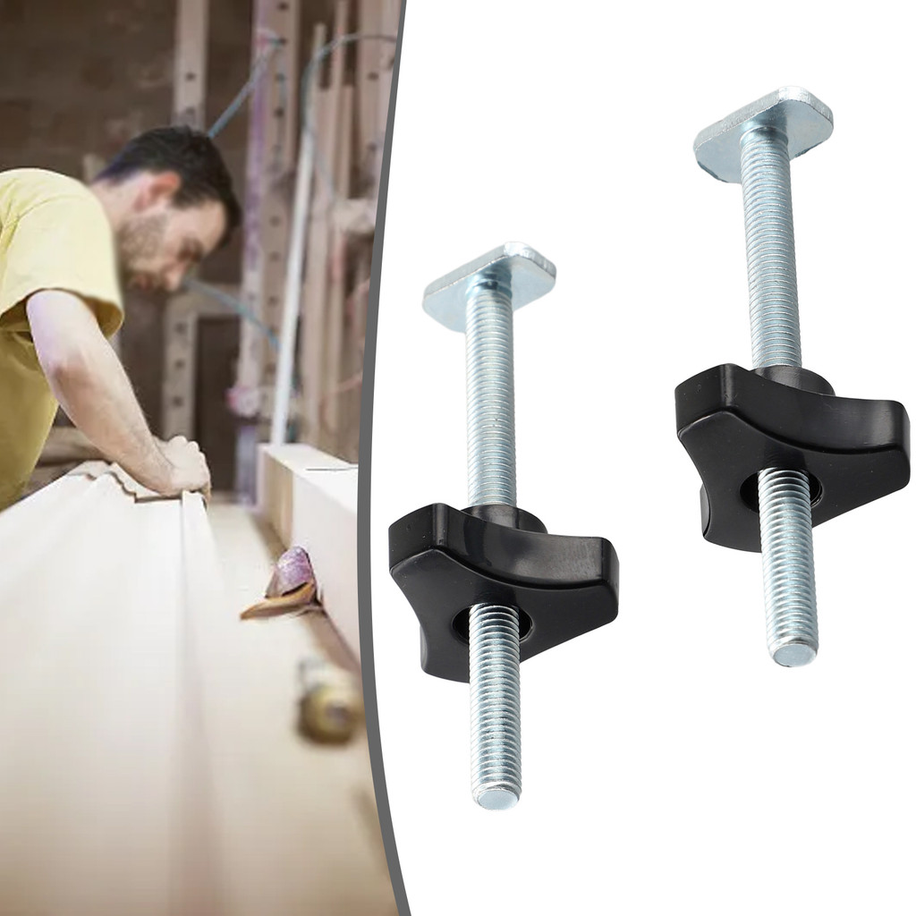 [Z-SMARTCHOICE] 2 ชุด M8 T-Track Bolts ลูกบิด T Slot Bolts และ Knobs Clamps สําหรับงานไม้ Jigs