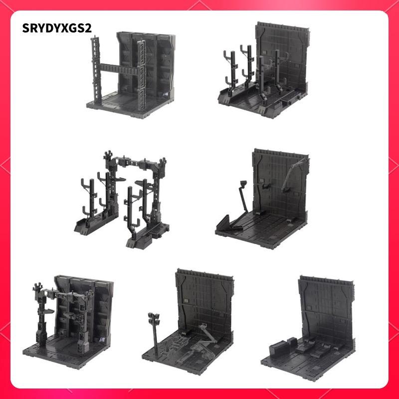 [Srydyxgs2] Action Figure Display Model Toy Storage Garage Smoke Accessories ทนทาน