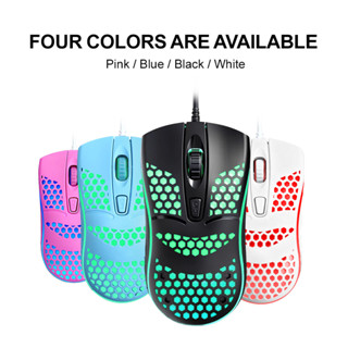 X6 เมาส์รูเรืองแสง เมาส์เกมมิ่ง แบบมีสาย Mouse 3D พร้อมไฟRGB…