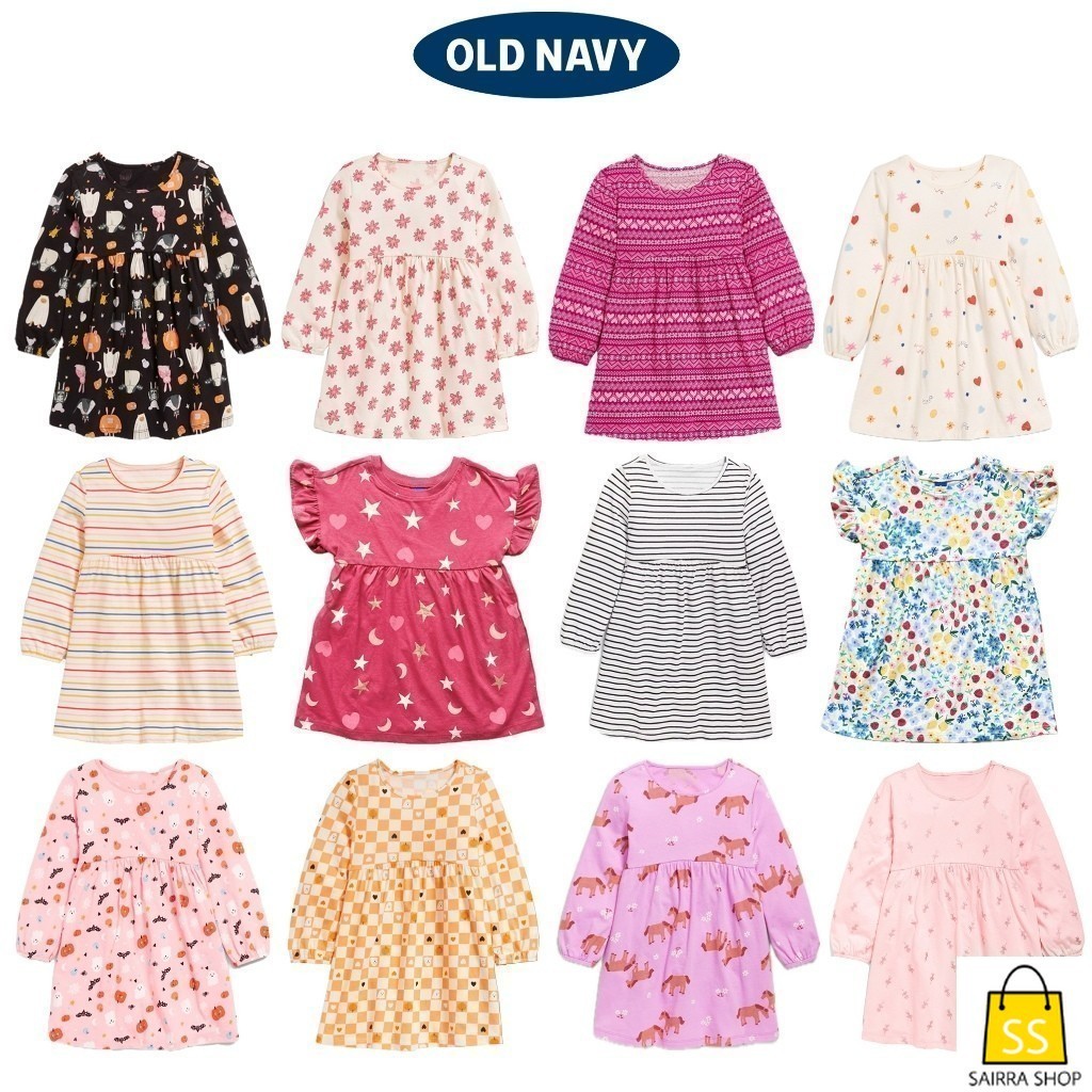 ชุดเดรสเด็กผู้หญิง Old Navy ดั้งเดิม