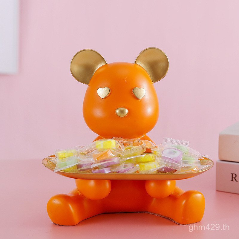 Shop ตุ๊กตาตกแต่งหมีรุนแรง Entrance อินเทรนด์เล่นตู้ทีวี Influencer ตกแต่งหรูหราห้องนั่งเล่น Creativ