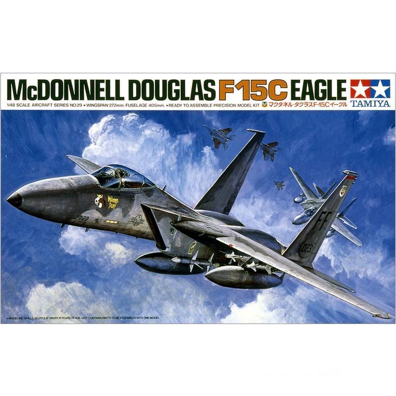 Tamiya ประกอบรุ่น 1/48 American F-15C Eagle Fighter 61029