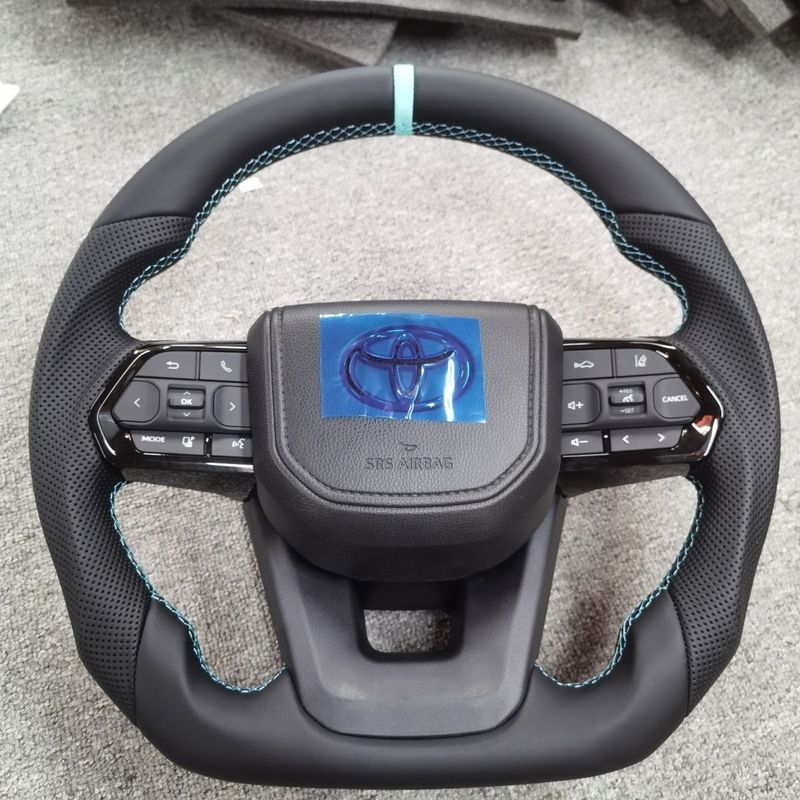 เหมาะสําหรับ Toyota Noah พวงมาลัย LC300/Alpha 20 Series Noah Mahogany หนังพวงมาลัย V