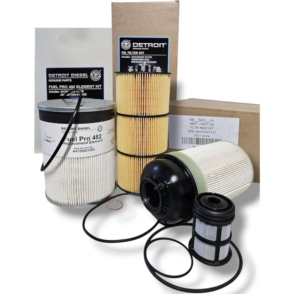 ก4731800909 - ก4700903151 - ก0000903651 ชุดบริการกรองเหมาะกับ Cascadia Detroit DD13 DD15 DD16