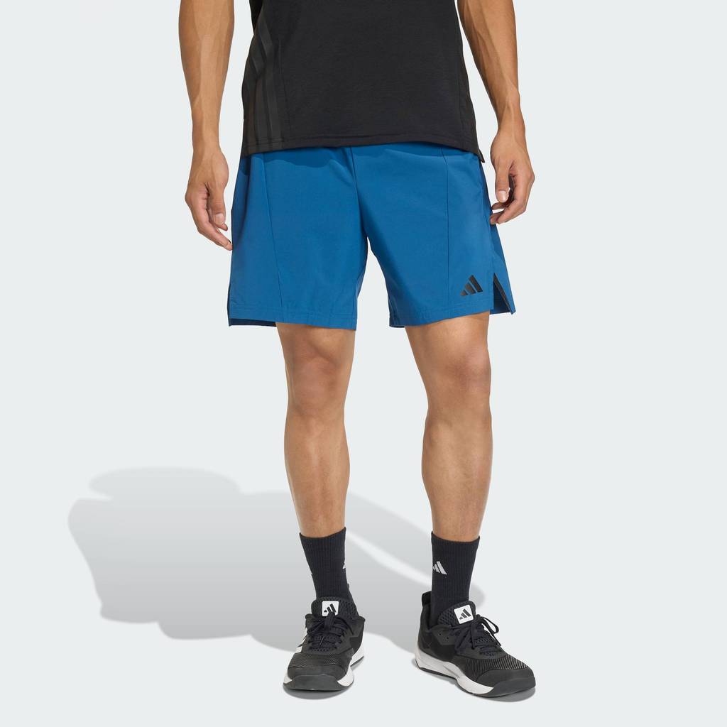 adidas Gym & Training กางเกงออกกำลังกายขาสั้น Designed for Training ผู้ชาย สีน้ำเงิน KE9861