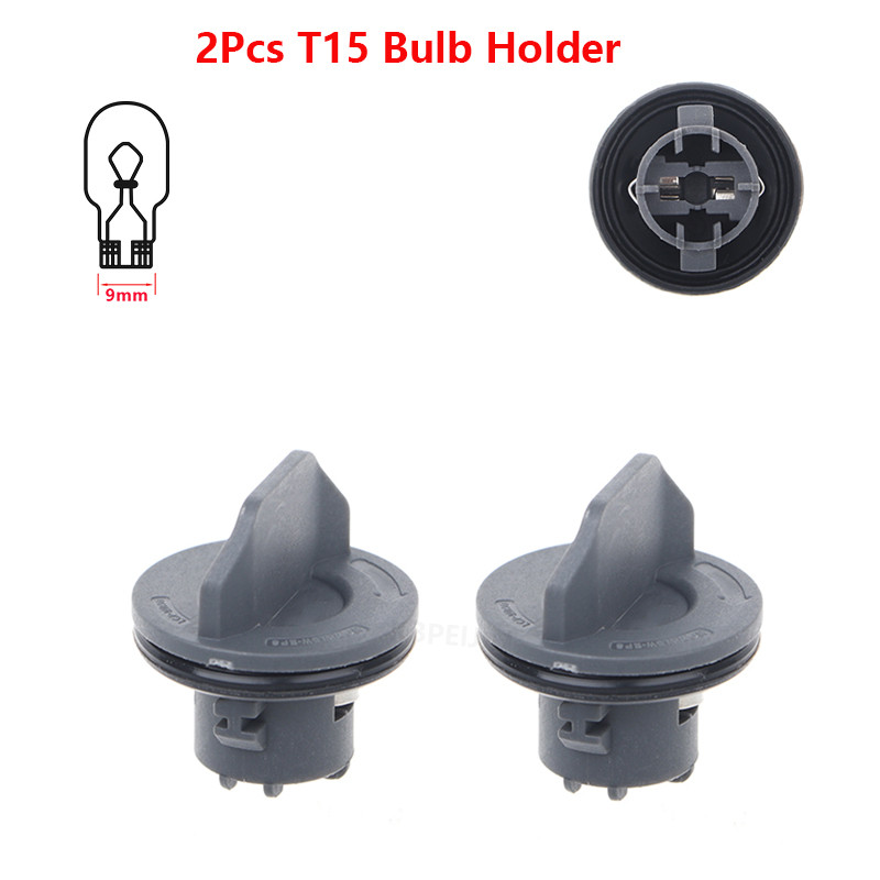 2x Audi Q2 Q5 Q5L 2021 T15 W16W ที่ใส่หลอดไฟฐานซ็อกเก็ตไฟท้าย