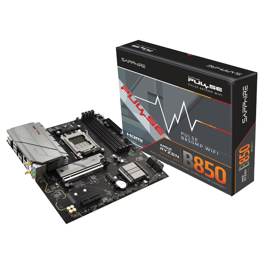 Mainboard Sapphire PULSE B850M WIFI Micro-ATX Socket AM5