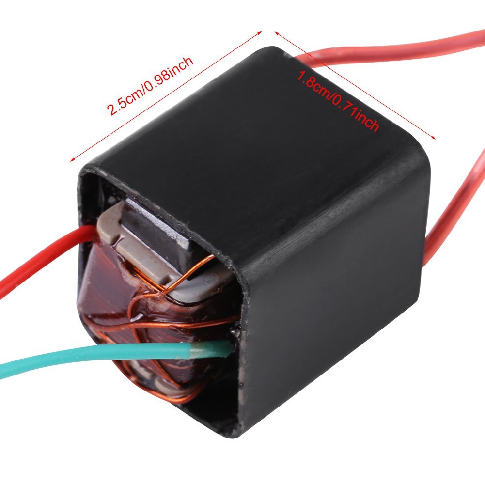 Miniature DC 3.6~6V to 20KV High Voltage Transformer Boost Step up Inverter, Arc Pulse Generator, Po