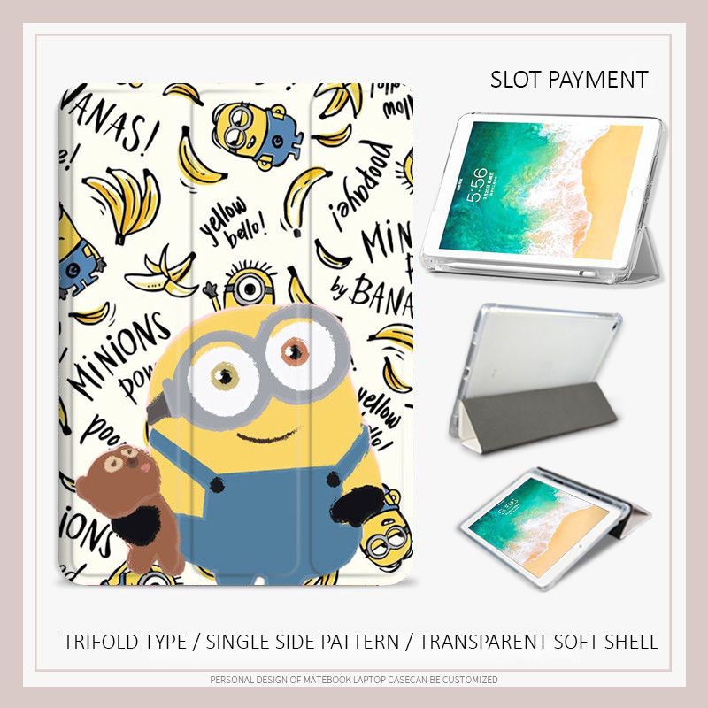 เคส air4/5/6 air7 ‌Minions mini4/5/6/7 10.2 gen7/8/9 ใหม่ air pro11 gen10 generation11 A16 เคส ipad ป้องกัน AIR M3 M5 กรณี ราคา ถูกที่สุด ดีลบีเคเค แกลเลอรีภาพที่ 2