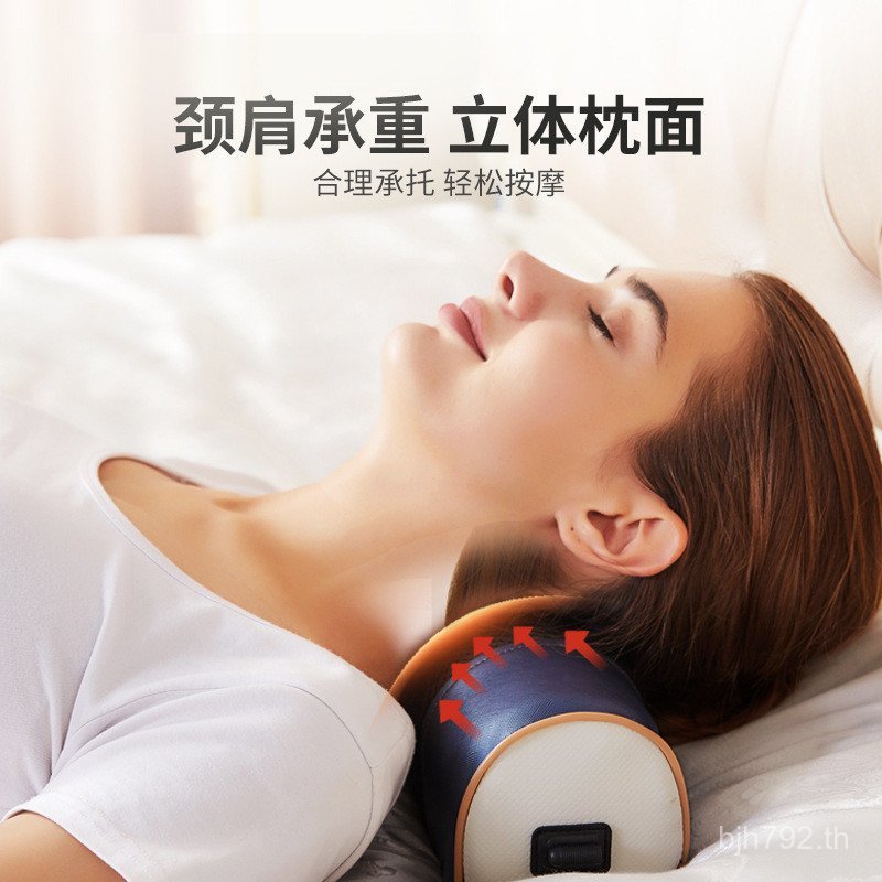 ประคบร้อนคอกระดูกสันหลังส่วนคอที่ถอดออกได้บีบอัดไฟฟ้ากลับนวดนวดมัลติฟังก์ชั่หมอนนวดเสื้อคลุมไหล่ np1