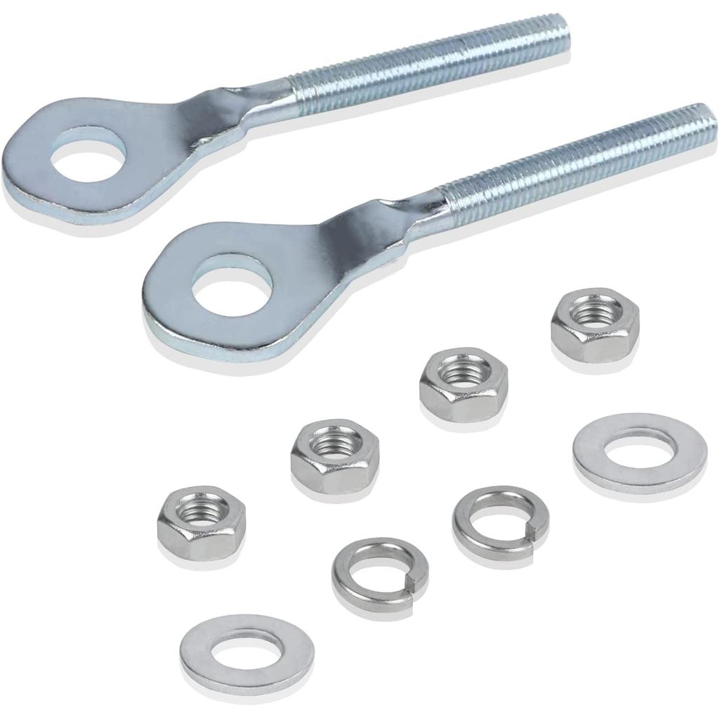 FLYPIG 0.4 "12 มม.ล้อเพลา Adjusters Tensioner สําหรับ 50CC 70CC 90CC 110CC 125CC CRF70 CT70 XL75 XR5