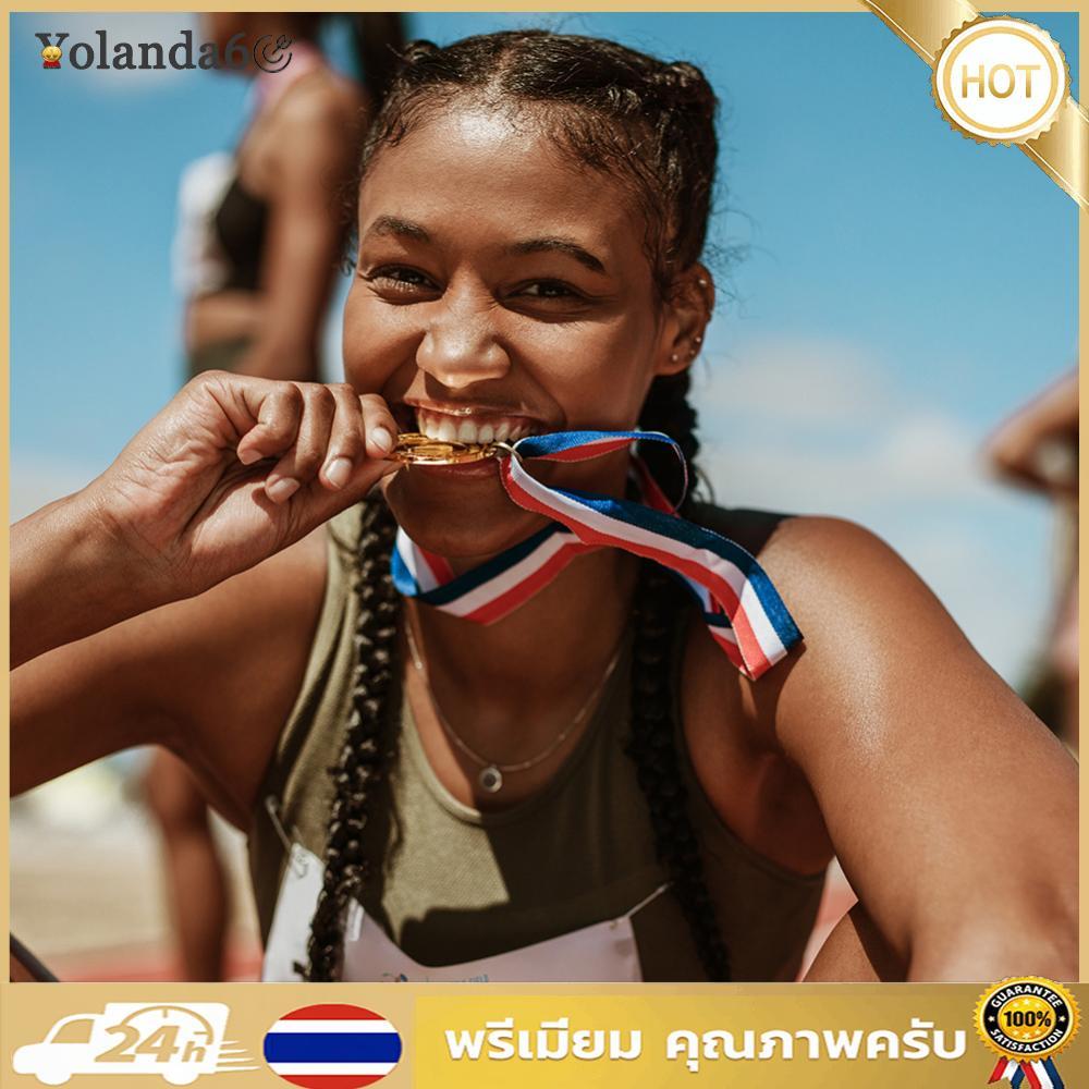 30 ชิ้น 2 นิ้วทองเงิน Bronze รางวัลเหรียญคอริบบิ้น 1st 2nd 3rd รางวัลเหรียญรอบเหรียญโลหะสําหรับเด็กโ