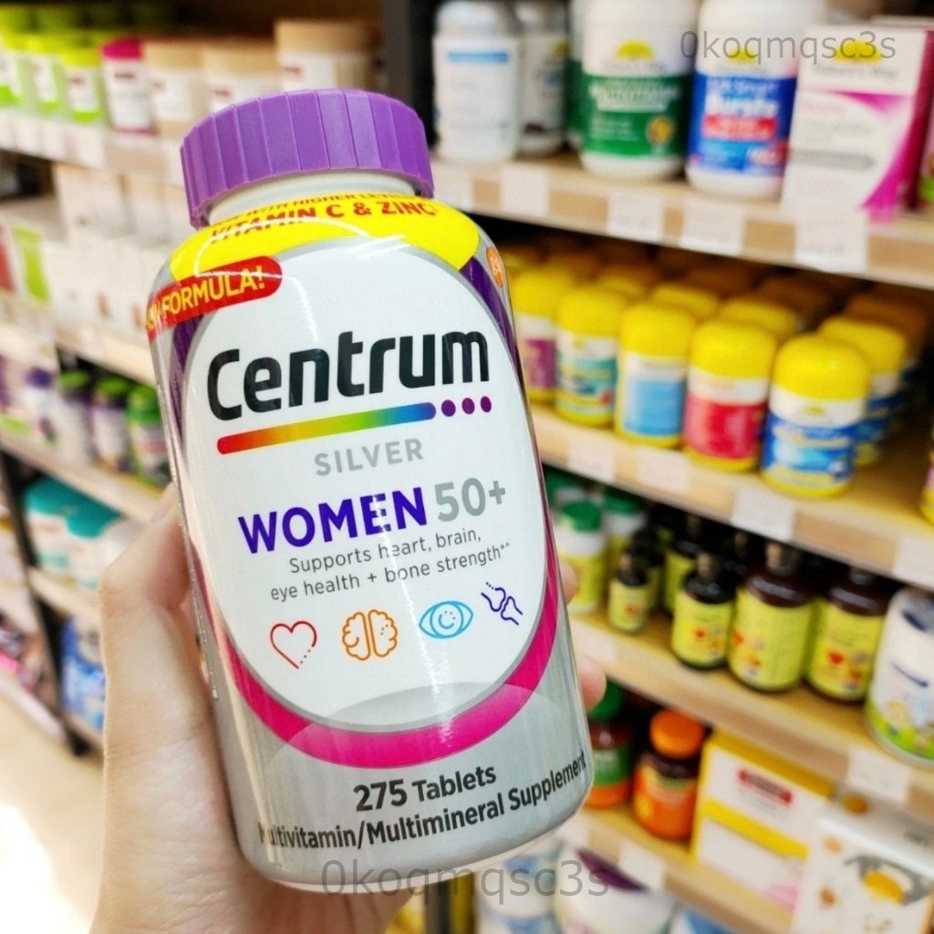 Centrum Silver 50+ Men & Women Multivitamin USA วิตามินรวมสำหรับผู้ชายและผู้หญิง 275 Tablets