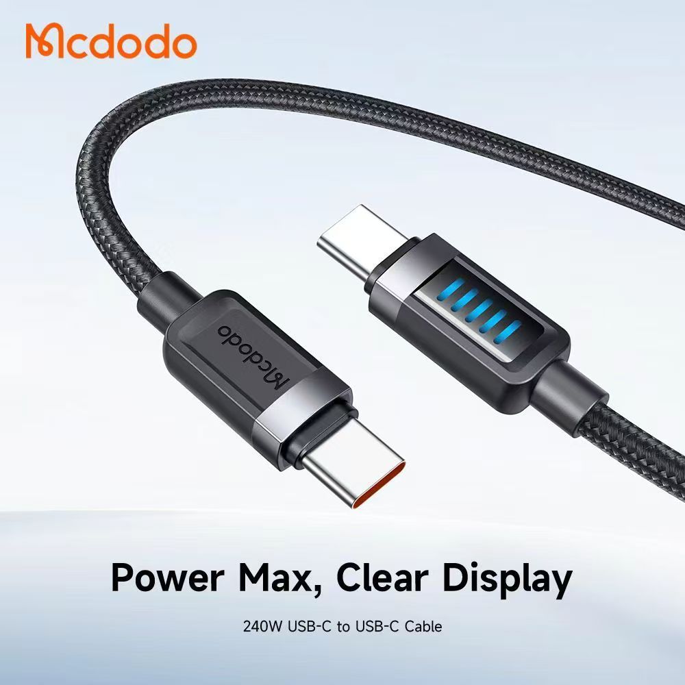MCDODO CA-035 240W PD USB Data Cable / 240W Super Fast Quick Charging / ทนทานไนลอนถัก