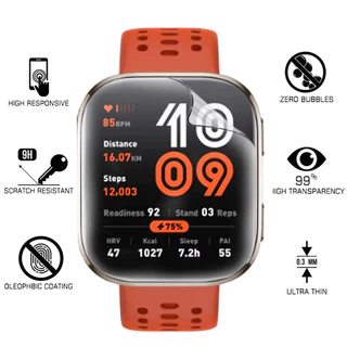 ภาพยนตร์ for Smartwatch Amazfit Bip 6 อุปกรณ์เสริมป้องกันหน้าจอฟิล์มแก้วนุ่ม / นิรภัย Hydrogel for Amazfit Bip 6