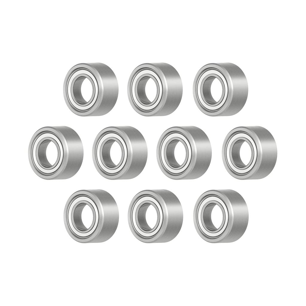 R2ZZ 10 PCS Deep Groove Ball Bearing ID 1/8"OD 3/8" กว้าง 5/32" Double Metal Shielded Ball Bearing C