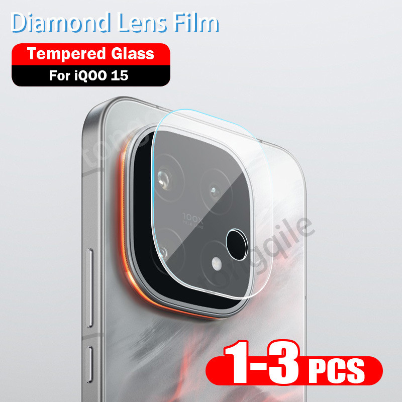 3in1 ฟิล์มกล้องสําหรับ iQOO 15 5G iQOO15 2025 โปร่งใสทั้งหมดคลุมทั้งหมดป้องกัน HD Clear View เลนส์ Protector กระจกนิรภัยป้องกันรอยขีดข่วน