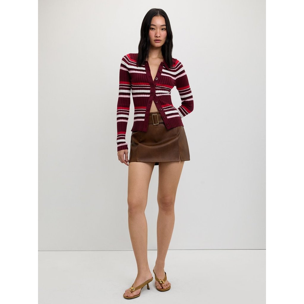 [Pomelo] เสื้อถักลายทาง / Striped Knit Top — صورة 2