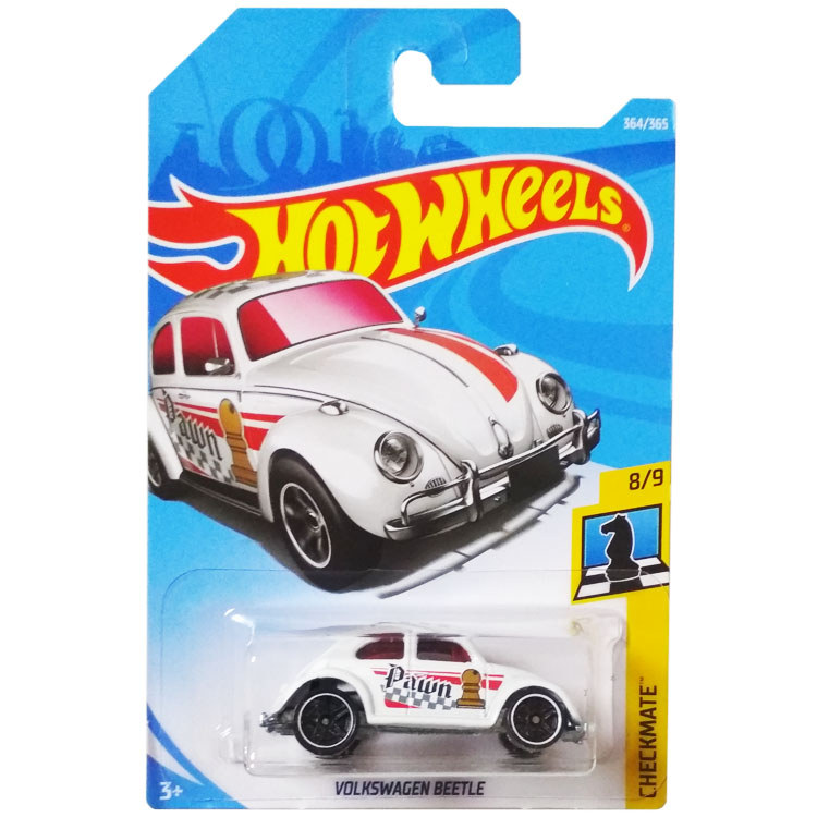 HotWheels HotWheels VOLKSWAGEN BEETLE ทหารหมากรุกสีขาว VOLKSWAGEN BEETLE 364 8Q